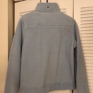 powder blue fuzzy vineyard vines womens sweater